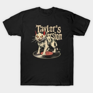 taylors cat version death metal T-Shirt